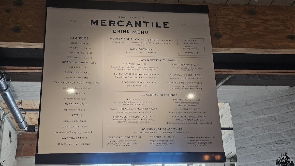 Menu Mercantile & Mash-1